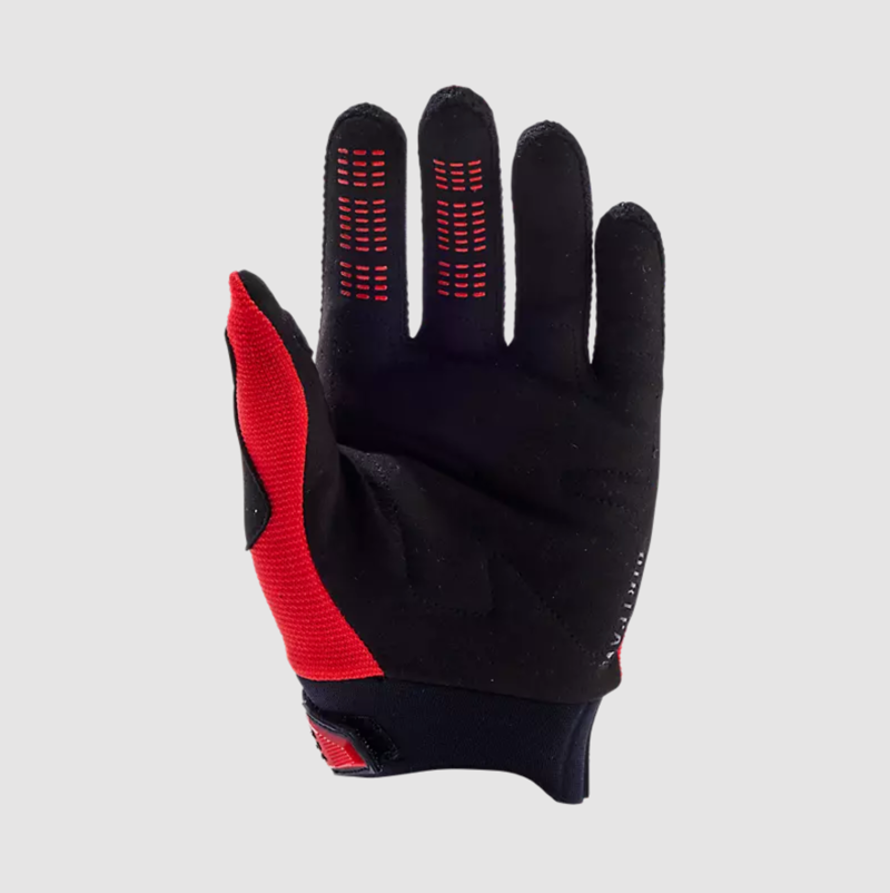 Fox Youth Dirtpaw MTB Glove in Fluorescent Red-1